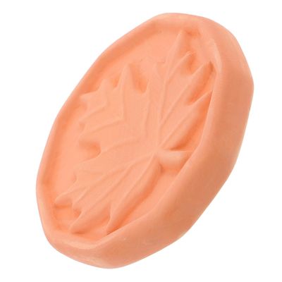 Homoyoyo Terracotta Brown Sugar Softener Disc Maple Leaf Shape Reusable Moisture Absorber for Food Containers Brown Sugar Saver Clay Keeper Maintains Softness and Freshness