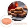 Homoyoyo Terracotta Brown Sugar Softener Disc Maple Leaf Shape Reusable Moisture Absorber for Food Containers Brown Sugar Saver Clay Keeper Maintains Softness and Freshness view 3