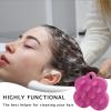 Shampoo Brush Scalp Massager Manual Silicone Comb view 3