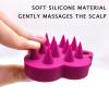 Shampoo Brush Scalp Massager Manual Silicone Comb view 4