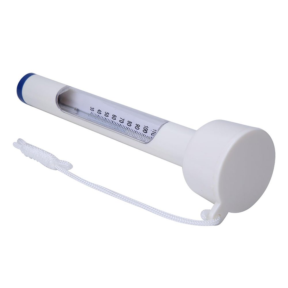 SPYMINNPOO Swimming Pool Bath Thermometer, Lightweight and Compact, for Pond, Range 30-120 (White)