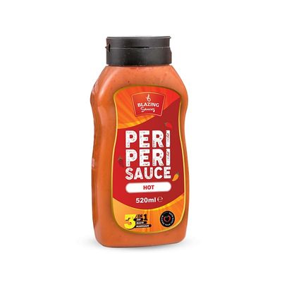Blazing Hot Peri Peri Sauce. Perfect for Chicken, Meat & Veg.