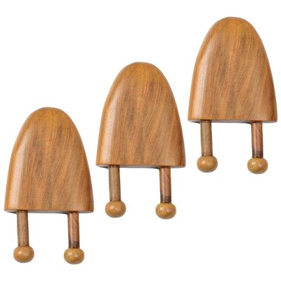 ERINGOGO 3Pcs Nose Massager Wood Acupoint Scraper Face Guasha Tool for Circulation Boost and Skin Nourishment Smooth Safe Surface for Gentle Facial Massage and Complexion Enhancement