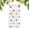 Yaztauho Christmas Countdown Calendar with Pockets,Reusable Holiday Home Wall Decoration,24 Days Countdown Calendar Storage Bag - for Chocolate Candy Toy Party Favors Treat view 1