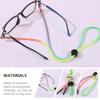 minkissy 3 Pcs Adjustable Mask Cords with Creative Glasses Hanging Rope and Plastic Polyester Mask Buckles Ropes Accessories for Everyday Use view 4