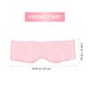 ibasenice Breathable Silk Eye Mask Portable Sleep Cover for Light Block and Eye Fatigue Relief Soft Full Coverage Sleeping Accessory for Travel and Relaxation view 2