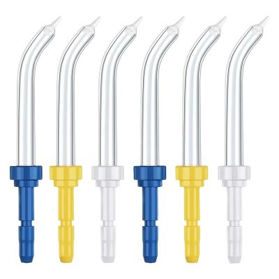 (6 Pik Pocket Tips) Replacement Periodontal/Pocket Tips, Compatible with Waterpik Water Flossers and Other Brand Oral Irrigators