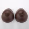 Transgender Prosthetics for Crossdressers & Transgender People Realistic Imitation Breasts for Mastectomy Patients Soft & Comfortable Deep Skin Tone Prostheses,Self-Adhesive (L) view 2