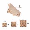 FAYADA Wax Paper Sheets for Food, Sandwich Wrap Paper, Waterproof Oil-Proof Picnic Basket Liners, Coffee-Colored Checkered Print, Kitchen and BBQ Use (Coffee, 5.95.9 in) view 2