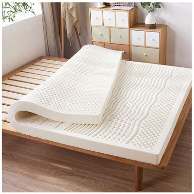 100% Natural Latex tress 3in Thick 170x200cm (67x79in) Breathable Honeycomb Design Compression Resistant Soft & Comfortable Perfect for Better Sleep.