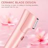 2 in 1 Hair Remover for Women with LED Display - 2026 Waterproof IPX7 Rechargeable Electric Body Trimmer - Great for Face, Armpits, Legs and Bikini Area (Pink) view 3