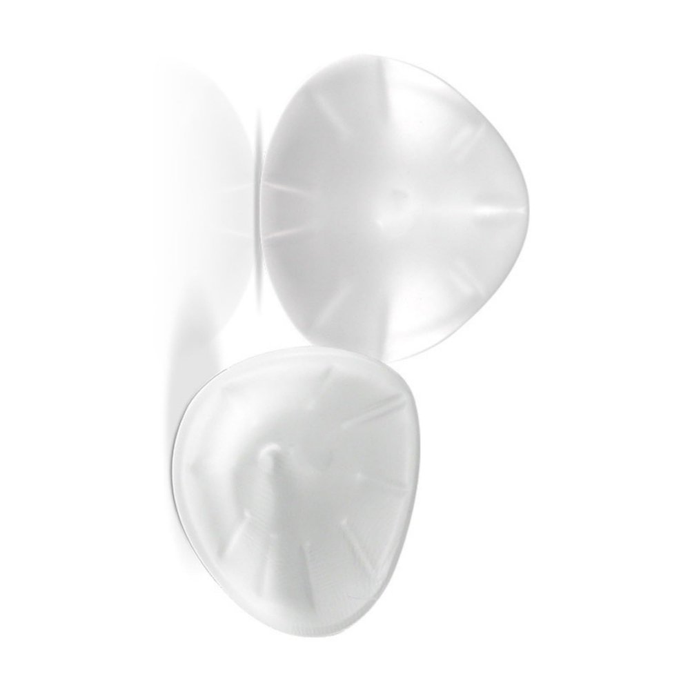 Asukohu Symmetrical Silicone Breast Form Transparent Contoured Shape Ergonomic Fit Natural Texture For Daily Wear Transparent Depressed Mastectomy Prosthesis