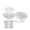 Asukohu Symmetrical Silicone Breast Form Transparent Contoured Shape Ergonomic Fit Natural Texture For Daily Wear Transparent Depressed Mastectomy Prosthesis view 3