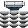 12Pcs Razor Blades Refills for Men, Suitable for Manual Shaver, Double Lubrication Strip, Sharp and Durable Blades, Ideal for Daily Use, Efficient Shaving, Gifts for Men Father Boyfriend view 1