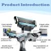 12Pcs Razor Blades Refills for Men, Suitable for Manual Shaver, Double Lubrication Strip, Sharp and Durable Blades, Ideal for Daily Use, Efficient Shaving, Gifts for Men Father Boyfriend view 3