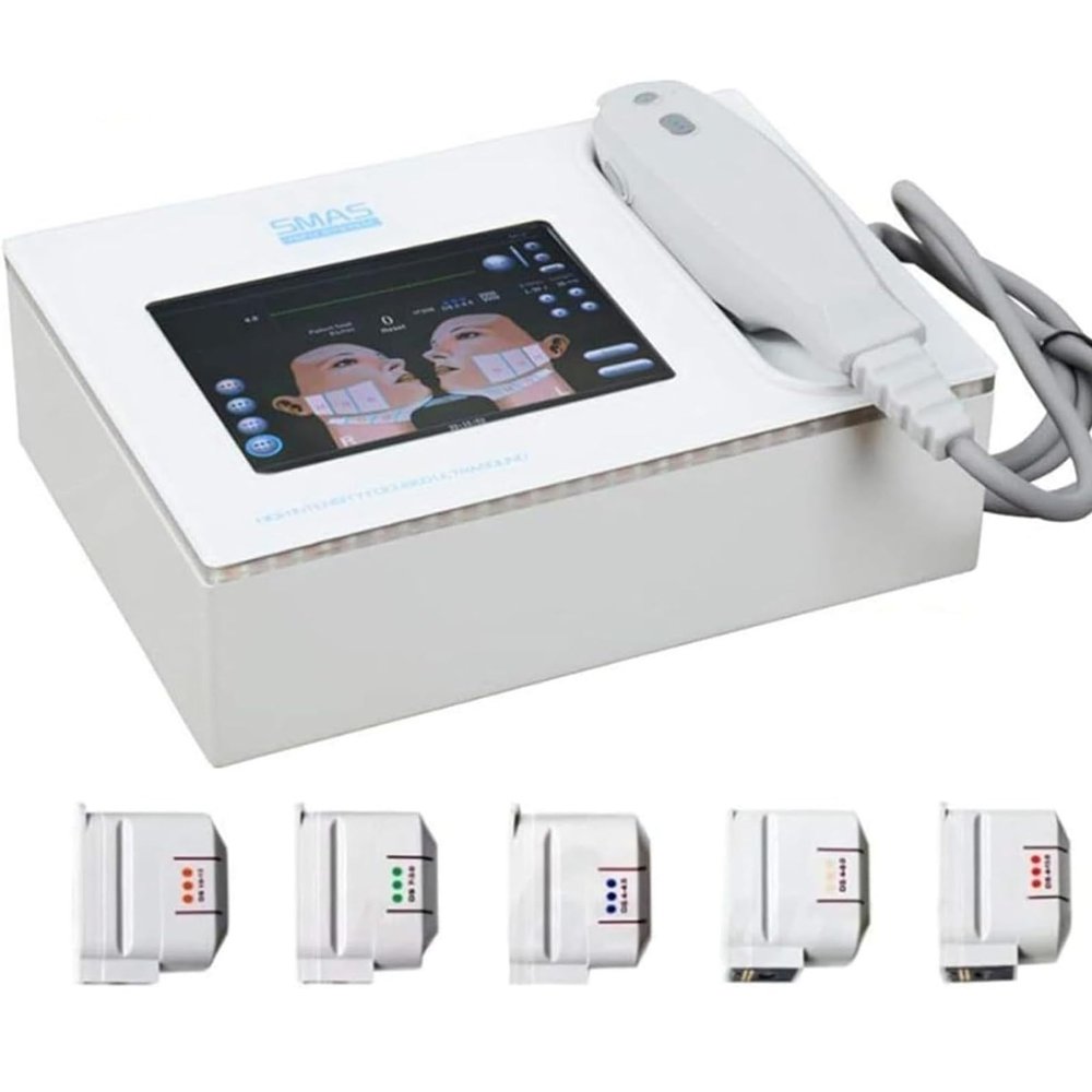 Professional Face Lifting Beauty Machine, Multi-Functional HIFU Device for SMAS-Layer Tightening in Salon and Home Use