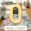 Graphene Heated Carpet MatVelvet Electric Floor Warmer with Thermostat & Timer 31.5"x47.2" Area Rug for Indoor Use Under Desk Heating Pad Foot Warmer view 3