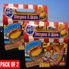 Assorted Fruit Flavour Gummy Burger and Fries Fun Novelty Shaped Soft Chewy Sweets Colourful Jelly Treats Party Bag Filler Snack Box Kids Candy Set (2) view 2