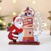 Limtula Christmas Arrival Calendar Wooden Clock Deck With Number Hurdles For Family Celebrations Christmas Clock Calendar view 3