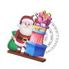 Limtula Christmas Arrival Calendar Wooden Clock Deck With Number Hurdles For Family Celebrations Christmas Clock Calendar view 1