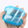 Silicone Baby Finger Toothbrush Soft Oral Care Brush with Storage Case Pink/Blue (Blue) view 1