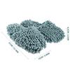TOPPERFUN Washable Chenille Mop Slippers for Floor Cleaning Practical Reusable Sweeping Shoes for Home Use Soft Absorbent Non-slip Slippers for Dust Removal All view 3