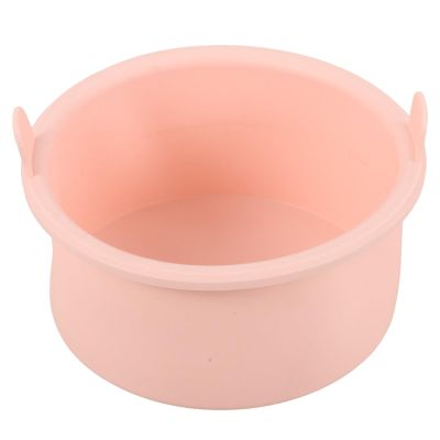 Housoutil Silicone Wax Warmer Liner 500cc Flexible Non-stick Waxing Bowl High Temperature Resistant Inner Pot for Wax Melting and Hair Removal Use, Pink