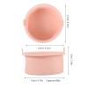 Housoutil Silicone Wax Warmer Liner 500cc Flexible Non-stick Waxing Bowl High Temperature Resistant Inner Pot for Wax Melting and Hair Removal Use, Pink view 2