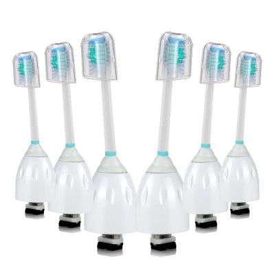 4/6 Pack Replacement Toothbrush Heads Compatibility for Philips Sonicare for HX7022/66 with Hygienic Caps(6pcs)