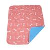 UPALDHOU Cartoon Bone Pattern Reusable Dog Pee Pad, 3-Layer Dog Urine Mat for Easy Care, Great Protection for Floor, Suitable for Pets Training (70*80cm) view 1