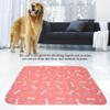 UPALDHOU Cartoon Bone Pattern Reusable Dog Pee Pad, 3-Layer Dog Urine Mat for Easy Care, Great Protection for Floor, Suitable for Pets Training (70*80cm) view 2