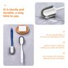 VICASKY Long-handled Plastic Cleaning Brush for Shoes and Bathroom with Nonslip Handle and Easy to Store Design, Effective for Washing Sneakers and Cleaning Awkward Places view 2