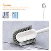 VICASKY Long-handled Plastic Cleaning Brush for Shoes and Bathroom with Nonslip Handle and Easy to Store Design, Effective for Washing Sneakers and Cleaning Awkward Places view 3