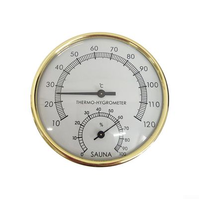 Accurate Temperature and Humidity Monitor for Indoor Sauna and Steam Room Use Wall Mounted Thermometer and Hygrometer