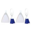 Gadpiparty 2 Sets Mini Broom Cleaner Cage Cleaning Tool Portable Plastic Hand Brooms for Hamsters Cats Pet's Cage Narrow Space Cleaning Random Color view 1