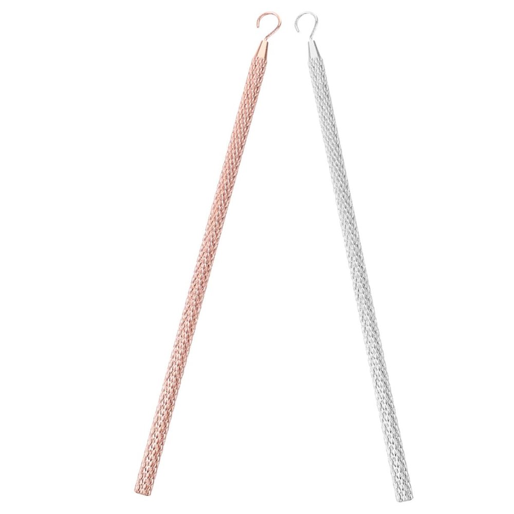 ABOOFAN 2pcs Bracelet Helper Tool for Fast and Easy Wearing, Portable Alloy Jewelry Assistance Stand for Bracelet Clasp, Desktop Memo Display and Daily Use