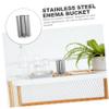 IWOWHERO Stainless Steel Bucket Hanging Metal for Home Use Convenient Cleaning Tool view 3