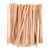 Gatuida 100PCS Single Use Wooden Wax Sticks Oval Body Hair Removal Wax Applicators for Nose, Eyebrow, and Personal Care Waxing Spa and Home Use view 1
