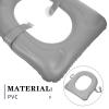 Didiseaon Inflatable Toilet Seat Cushion Made of PVC with Quick Inflation and Deflation, Soft Raised Commode Seat Pad for Elderly and Children, for Households and Outdoor Camping Comfort view 3
