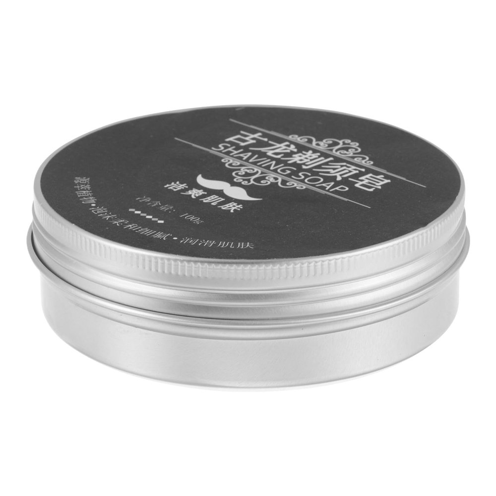 Gogogmee Shaving Soap for Men and Women Mustache Enhancing Balm Beard Care Tools Mustache Nourishing Balm for Daily Shave Routine