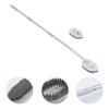 Ciieeo Bathroom Floor Scrubber with Stiff Bristles for Tile and Shower Floor Cleaning Sturdy PP Stainless Steel Handle for Patios and Garages view 4