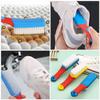 YARNOW 6pcs Household Shoe and Clothes Cleaning Brushes with Flexible Plastic Bristles, Sturdy Design That Will Not Break Clothes Or Shoes, for Bathroom and Kitchen Use view 4