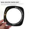 Baluue 50Pcs Stain Resistant Paper Mat for Wax Heater Wax Heater Stain Resistant Mat for Easy to Install and Remove Protection 10Pcs Pack view 3