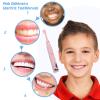 BAZEITFLOW Cartoon Electric Toothbrush Rechargeable for Deep Cleaning Gentle Gums Pink Portable Household Toothbrush view 3