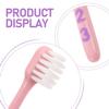 VICASKY 2 Sets Boy Girl Toothbrush Boy Girl Soft Bristles Gentle Cleaning and Toothbrush Number Handle for Ages view 3