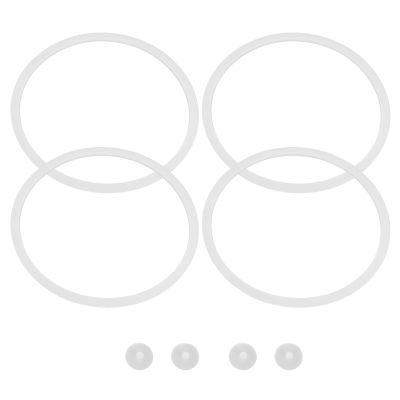 Didiseaon 4sets Silicone Lid Seal Gaskets for Insulated Lunch Box Accessories Japanese Food Box Seal Rings Container Lid Replacement Gaskets for Meal Prep Use