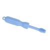 OVAQUIXI Baby Silicone Molar Toothbrush, Soft Bright Colors, Soothes Gums for Babies, 2 in 1 for Oral Hygiene. Material: Silicone (Blue) view 3