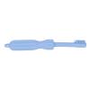 OVAQUIXI Baby Silicone Molar Toothbrush, Soft Bright Colors, Soothes Gums for Babies, 2 in 1 for Oral Hygiene. Material: Silicone (Blue) view 4