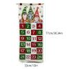 Lodoot Fabric Calendar with Pockets for Small Gifts Home Wall Hanging Decoration view 4