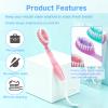 18 Pack Mini Toothbrush, Disposable Toothbrush with Toothpaste 5-in-1 Mini Toothbrushes for Travel Portable Travel Toothbrushes Set Individually for Business Trips, Camping, Office Use (18pcs) view 3